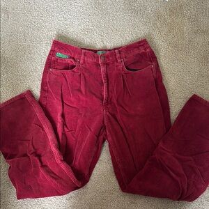 Empyre Red Corduroy Pants